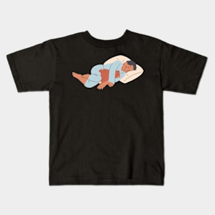 most likely to take a nap Sticker Kids T-Shirt